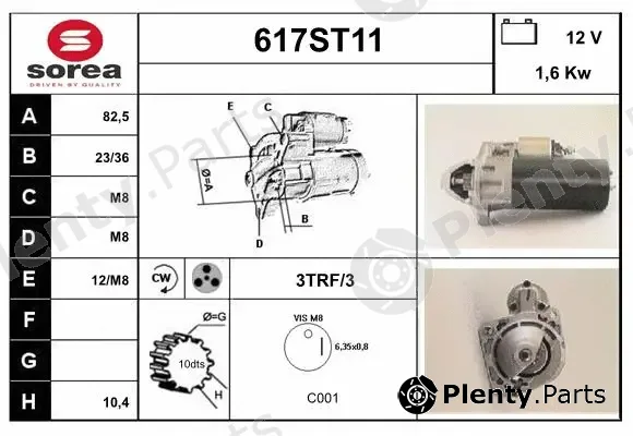 Startcar 617ST11 — Starter