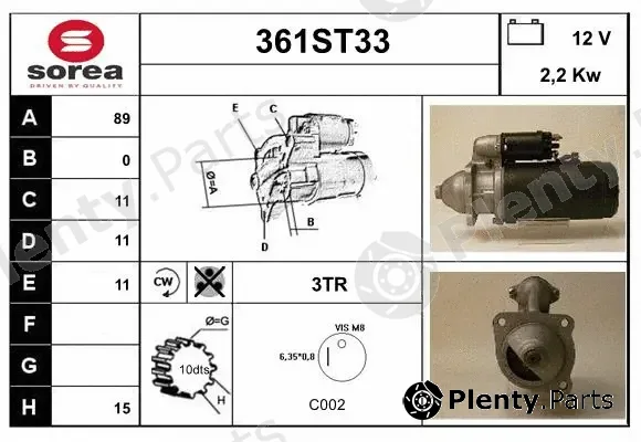 Startcar 361ST33 — Starter