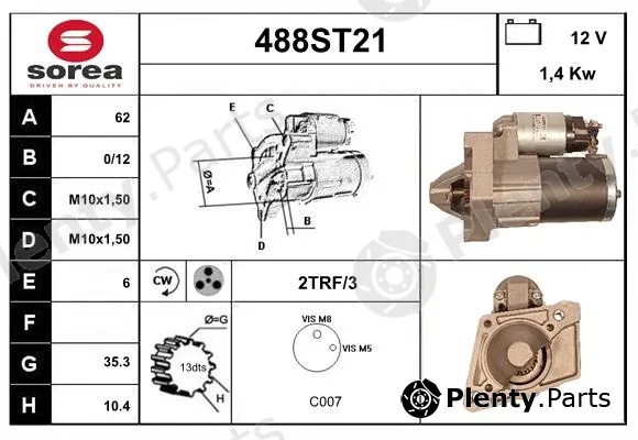 Startcar 488ST21 — Starter