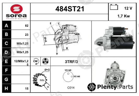 Startcar 484ST21 — Starter