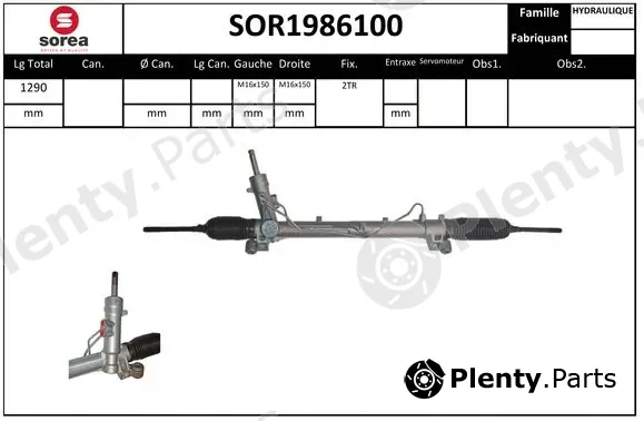 Startcar SOR1986100 — Steering Gear