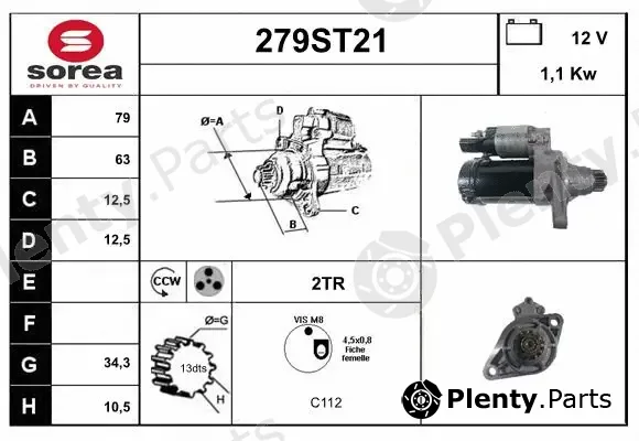 Startcar 279ST21 — Starter