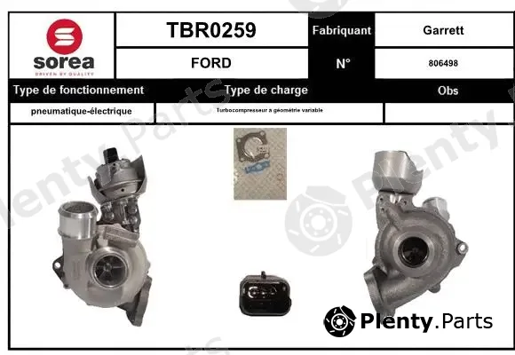 Startcar TBR0259 — Charger, charging (supercharged/turbocharged)