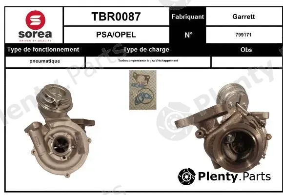 Startcar TBR0087 — Charger, charging (supercharged/turbocharged)