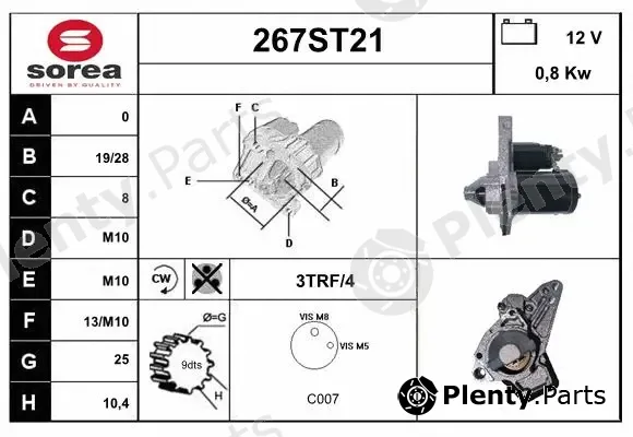 Startcar 267ST21 — Starter