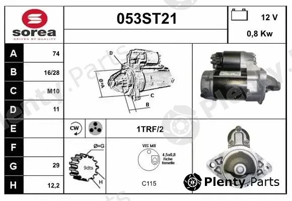 Startcar 053ST21 — Starter