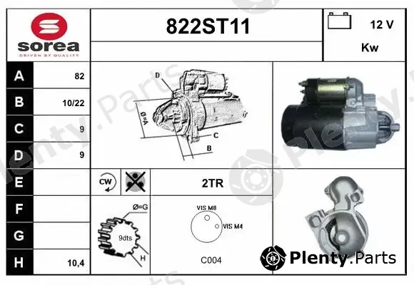 Startcar 822ST11 — Starter