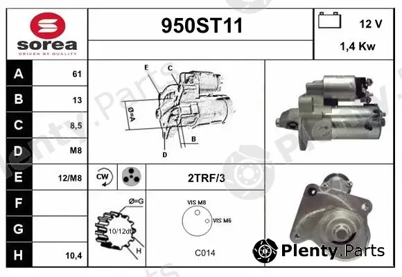 Startcar 950ST11 — Starter