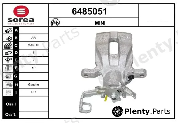 Startcar 6485051 — Brake Caliper