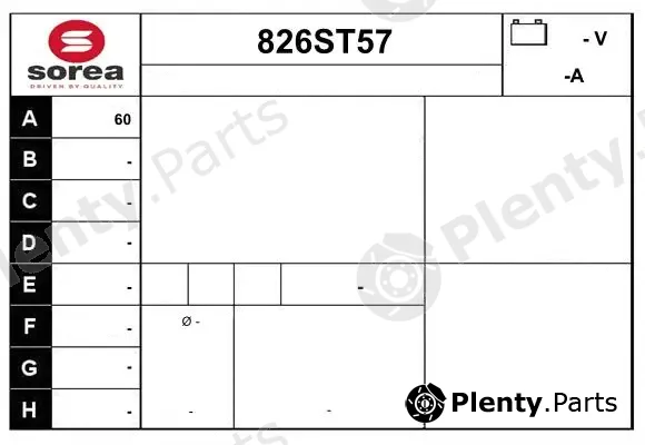 Startcar 826ST57 — Alternator