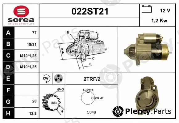 Startcar 022ST21 — Starter