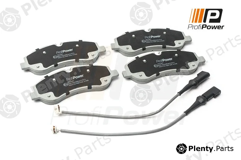 ProfiPower 1B1087 — Brake Pad Set, disc brake