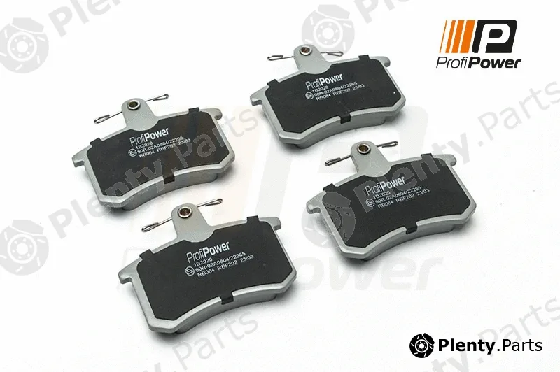 ProfiPower 1B2020 — Brake Pad Set, disc brake