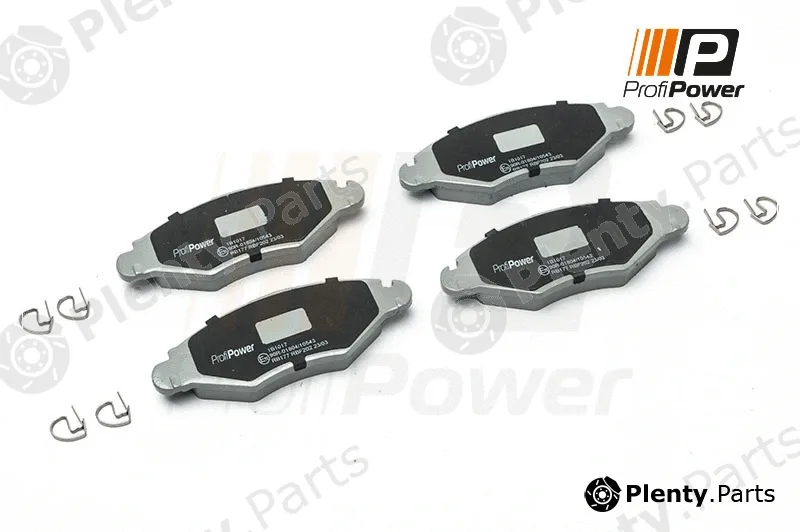 ProfiPower 1B1017 — Brake Pad Set, disc brake