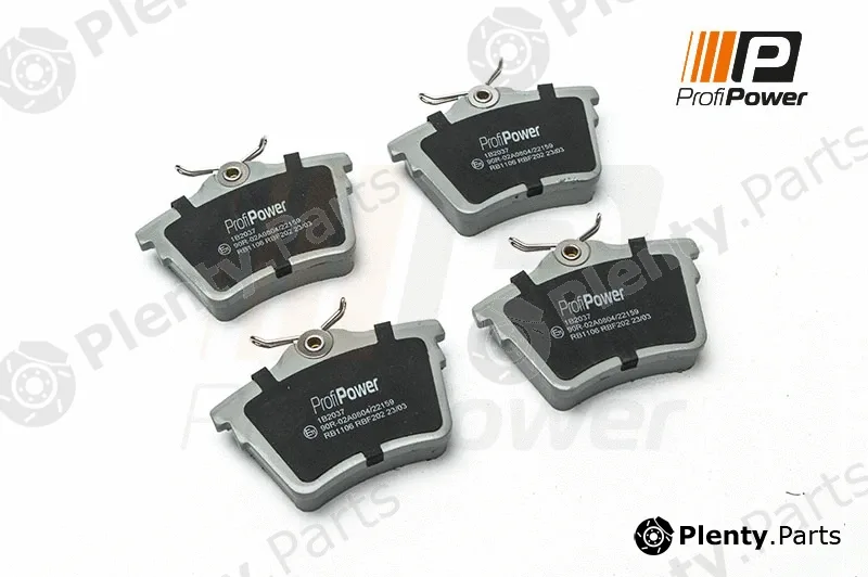 ProfiPower 1B2037 — Brake Pad Set, disc brake