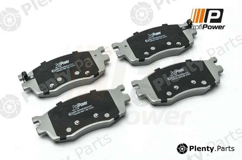 ProfiPower 1B1136 — Brake Pad Set, disc brake
