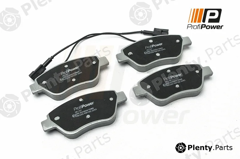 ProfiPower 1B1157 — Brake Pad Set, disc brake