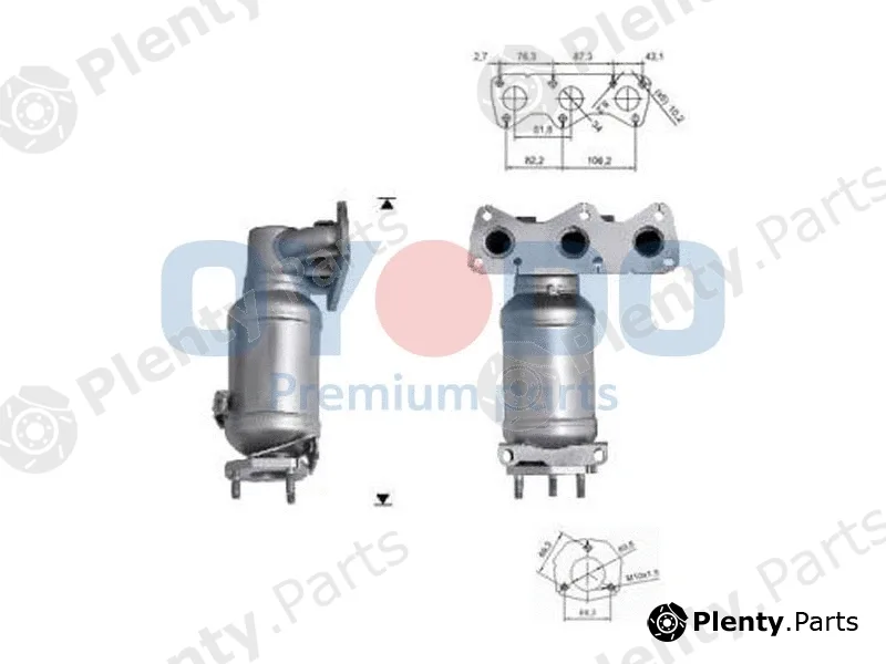 Oyodo 10N0010-OYO — Catalytic Converter