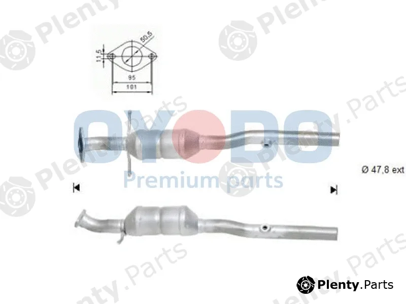 Oyodo 10N0020-OYO — Catalytic Converter