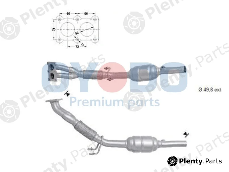 Oyodo 10N0004-OYO — Catalytic Converter