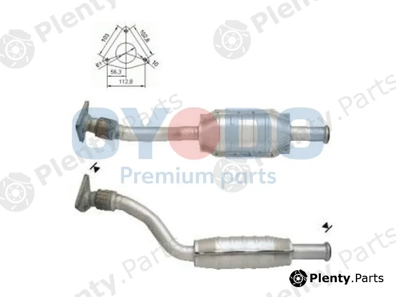Oyodo 10N0008-OYO — Catalytic Converter