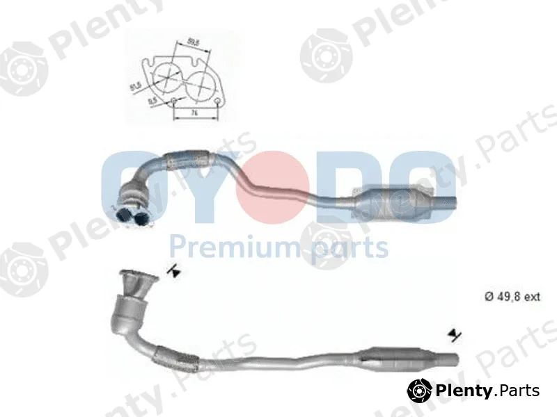 Oyodo 10N0017-OYO — Catalytic Converter