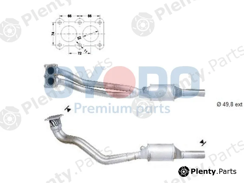 Oyodo 10N0013-OYO — Catalytic Converter