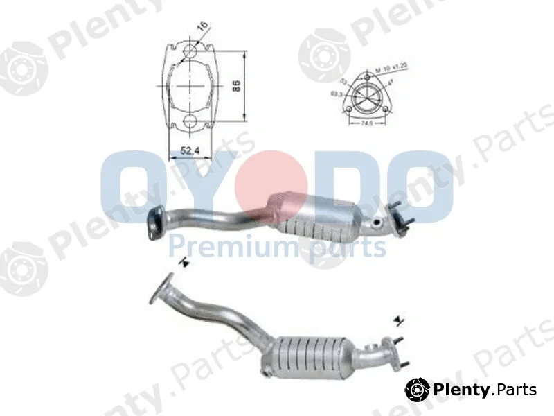 Oyodo 10N0011-OYO — Catalytic Converter