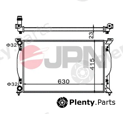 JPN 60C9004-JPN — Radiator, engine cooling