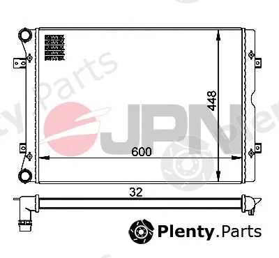JPN 60C9065-JPN — Radiator, engine cooling