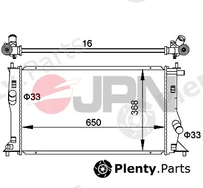 JPN 60C9027-JPN — Radiator, engine cooling