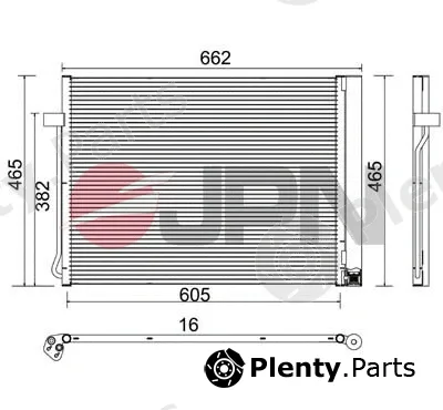 JPN 60C9083-JPN — Condenser, air conditioning