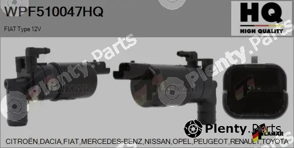 Flamar WPF510047HQ — Washer Fluid Pump, window cleaning