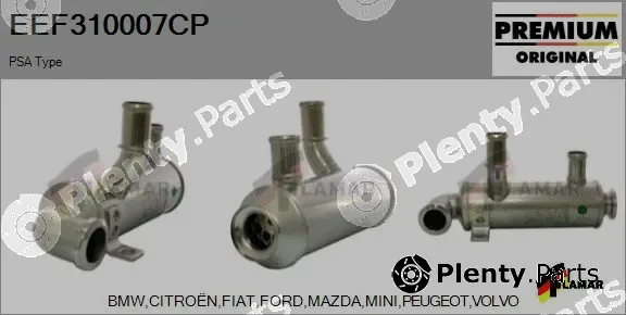 Flamar EEF310007CP — Cooler, exhaust gas recirculation
