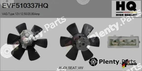 Flamar EVF510337HQ — Fan, engine cooling