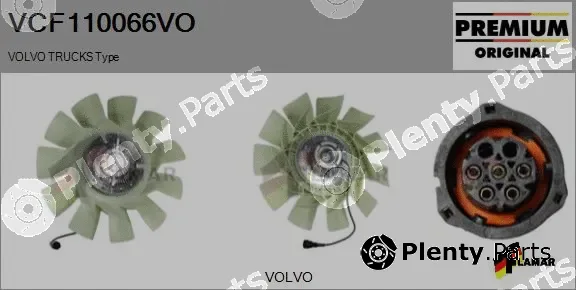 Flamar VCF110066VO — Clutch, radiator fan