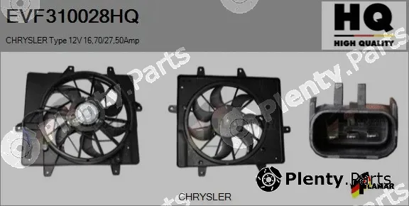 Flamar EVF310028HQ — Electric Motor, radiator fan