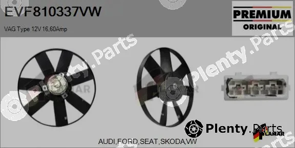 Flamar EVF810337VW — Fan, engine cooling