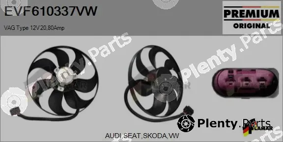 Flamar EVF610337VW — Fan, engine cooling