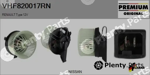 Flamar VHF820017RN — Interior Blower