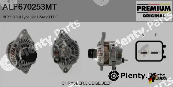 Flamar ALF670253MT — Alternator