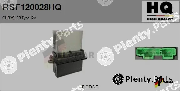 Flamar RSF120028HQ — Resistor, interior blower