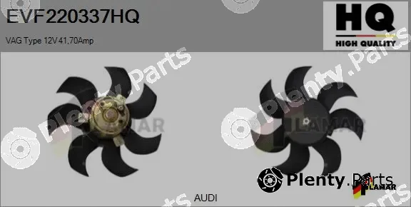 Flamar EVF220337HQ — Fan, engine cooling