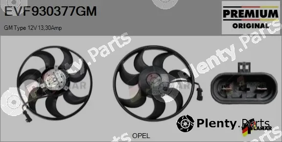 Flamar EVF930377GM — Fan, engine cooling