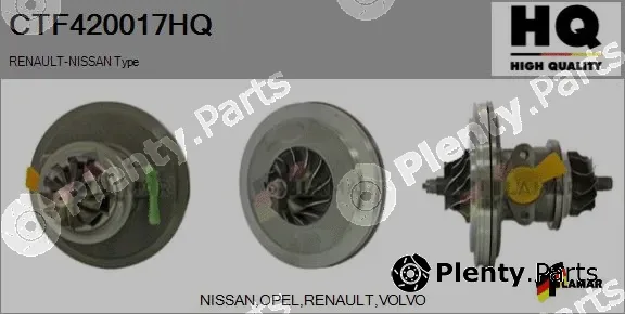 Flamar CTF420017HQ — Core assembly, turbocharger