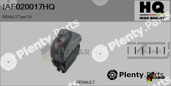 Flamar IAF020017HQ — Switch, window regulator
