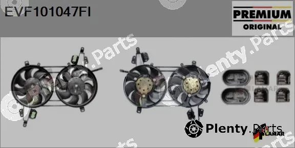 Flamar EVF101047FI — Electric Motor, radiator fan