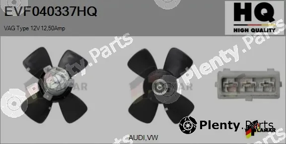 Flamar EVF040337HQ — Fan, engine cooling