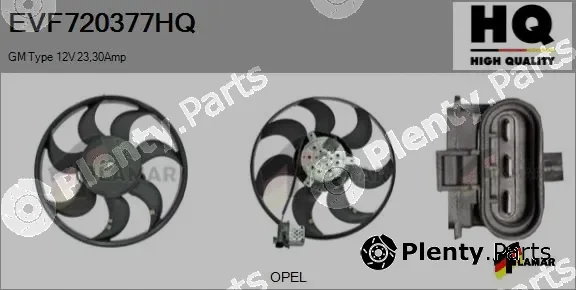 Flamar EVF720377HQ — Fan, engine cooling