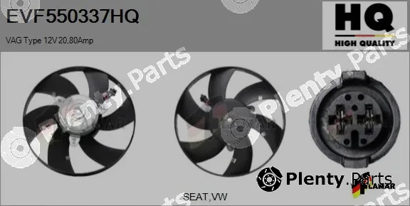 Flamar EVF550337HQ — Fan, engine cooling